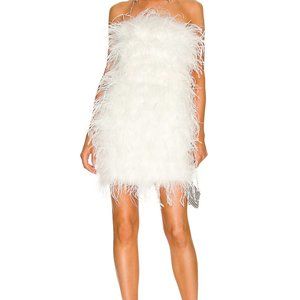 Feather Dress: x REVOLVE Triana Mini Dress